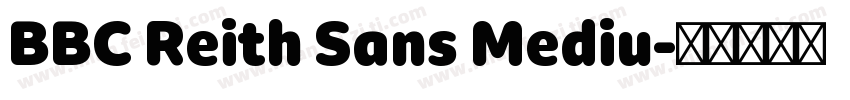 BBC Reith Sans Mediu字体转换